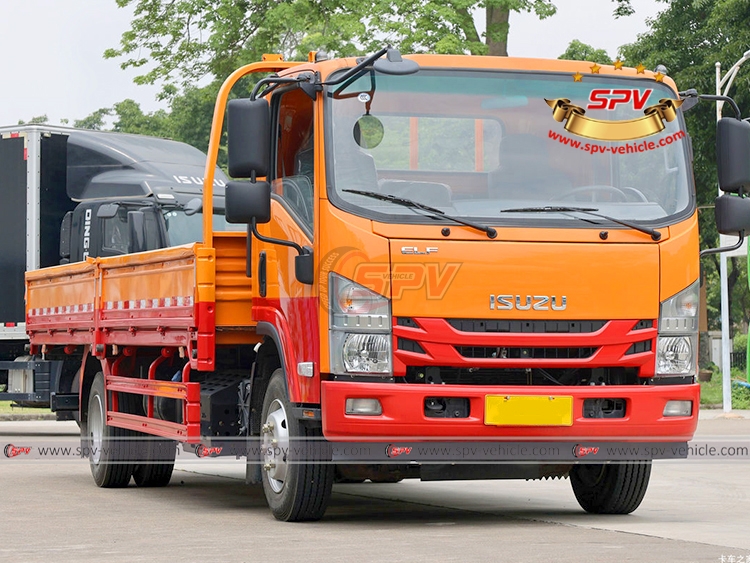 Goods Truck ISUZU NPR - Right Front Side View